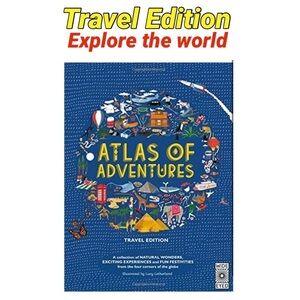 Book- Atlas of Adventures travel edition hardcover explore the world